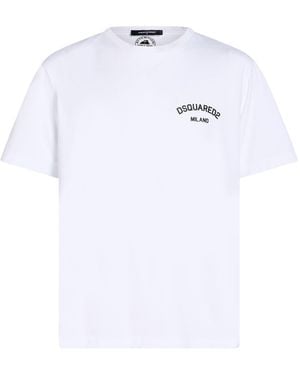 DSquared² T-Shirt Cotton - White