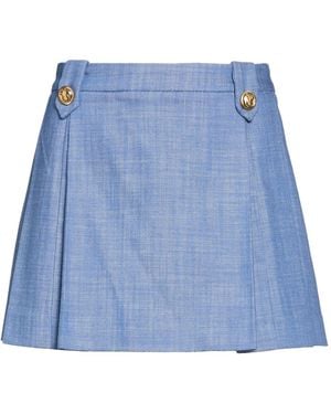 Forte Slate Mini Skirt Cotton - Blue