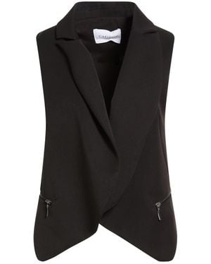 CafeNoir Tailored Vests - Black