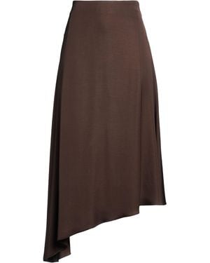 Peserico Midi Skirt Viscose - Brown