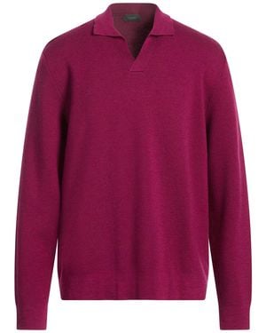 Zanone Sweater Virgin Wool - Red