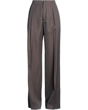Alberta Ferretti Trousers Virgin Wool, Viscose - Grey
