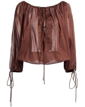 ANDAMANE Top - Marrone