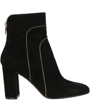 Gianvito Rossi Ankle Boots Leather - Black