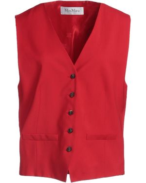 Max Mara Couture-Weste - Rot