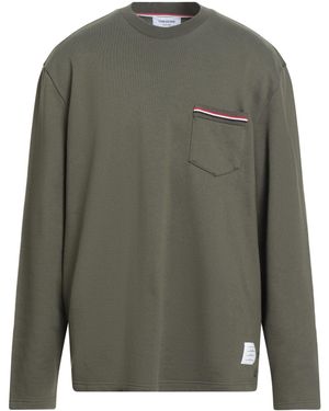 Thom Browne Military Sweatshirt Cotton - Green
