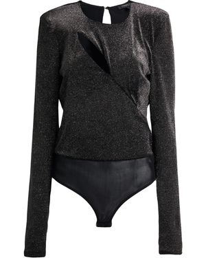 Patrizia Pepe Bodysuit Polyester, Elastane - Black