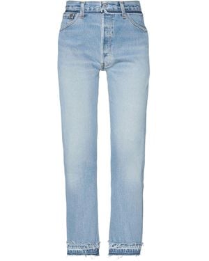 RE/DONE with LEVI'S Denim Pants - Blue