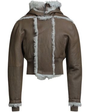 Rick Owens Shearling & Teddy - Brown