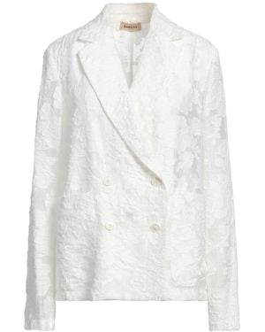Barena Blazer Viscose, Polyamide, Polyester - White