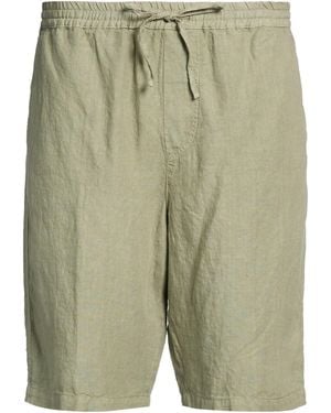 120% Lino Shorts & Bermuda Shorts - Green