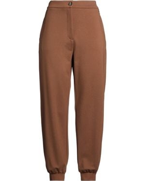 Rebel Queen Trousers Viscose, Polyamide, Elastane - Brown