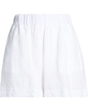 120% Lino Shorts & Bermuda Shorts - White