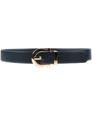 Ferragamo Belt Calfskin - Blue