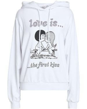 Gaelle Paris Sweatshirt Cotton, Polyester - White