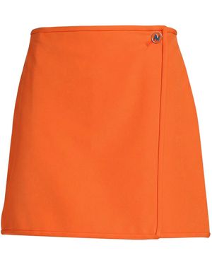 MSGM Mini Skirt Polyester, Elastane - Orange