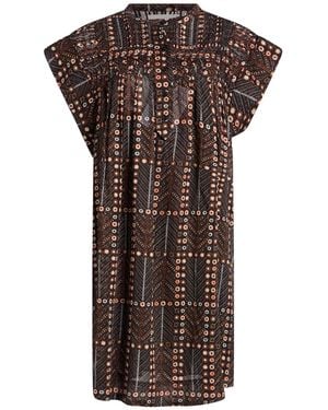 Isabel Marant Midi Dress Cotton - Brown