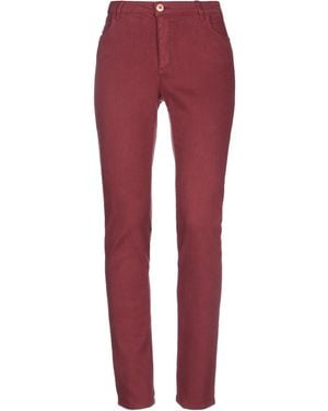 Trussardi Pantaloni Jeans - Rosso