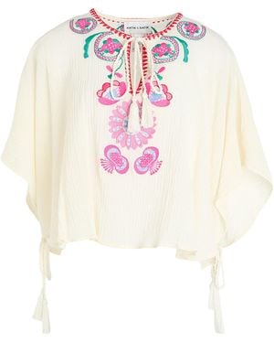 Antik Batik Top Cotton - White