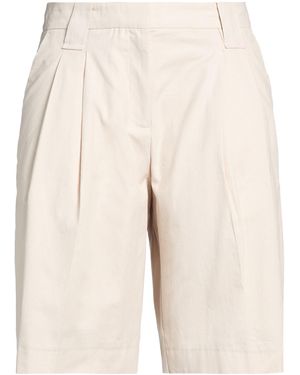 Ganni Shorts & Bermuda Shorts Organic Cotton, Linen - Natural