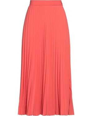 MM6 by Maison Martin Margiela Midi Skirt Polyester - Red