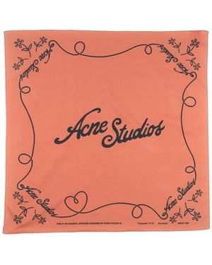 Acne Studios Scarf Cotton - Pink