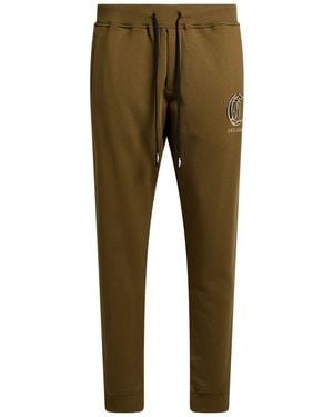 Just Cavalli Military Trousers Cotton, Elastane - Green