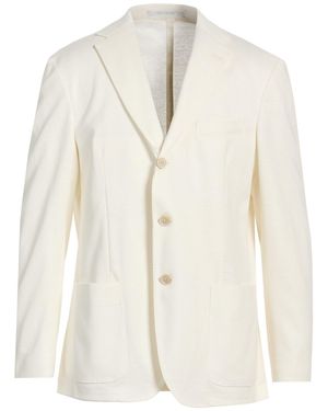 Eleventy Blazer Linen, Cotton - White
