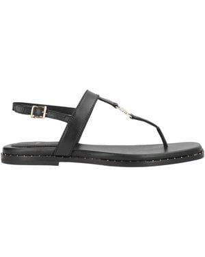 Maje Thong Sandals - Black