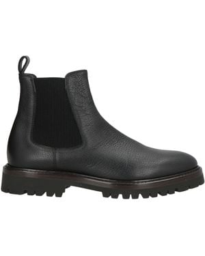 Fabiano Ricci Botines De Caña Alta - Negro