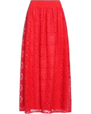 Alberta Ferretti Maxi Skirt - Red