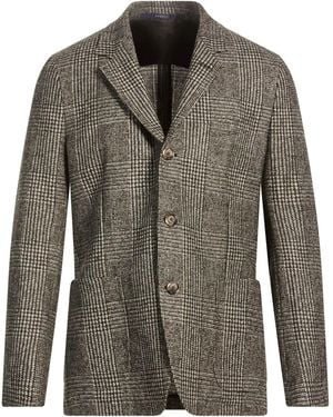Fedeli Blazer Wool, Baby Alpaca Wool, Polyester - Green