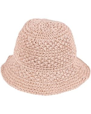 Roberto Collina Hat Paper Yarn - Pink