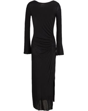 Dixie Midi Dress Viscose, Polyamide, Rubber, Cashmere - Black