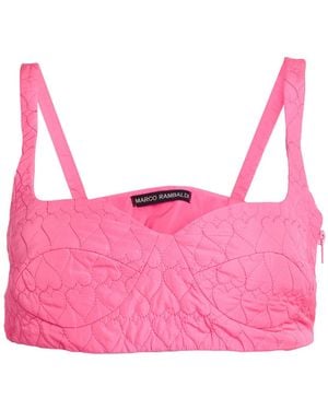 Marco Rambaldi Fuchsia Top Polyester, Polyamide - Pink