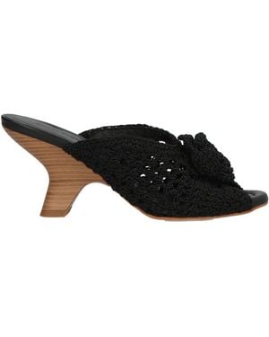 Ángel Alarcón Sandals - Black