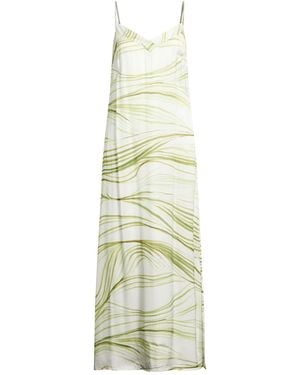 Peserico Easy Maxi Dress Viscose - White