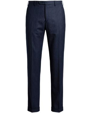 Incotex By Slowear Pants Virgin Wool, Cashmere - Blue