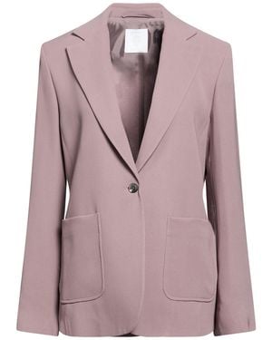 Eleventy Platinum Mauve Blazer Silk - Pink
