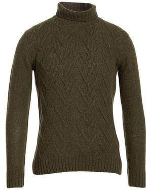 Moorer Rollkragenpullover - Grün