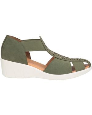 Cinzia Soft Sandals Soft Leather - Green