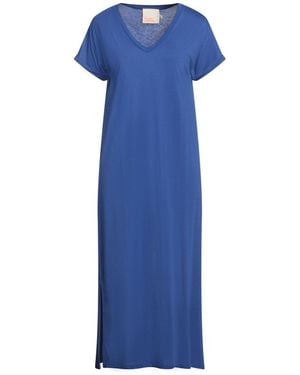 ABSOLUT CASHMERE Midi Dress Lyocell, Cotton - Blue