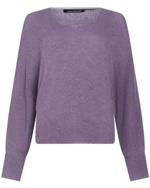 Luisa Cerano Sweater Alpaca Wool, Polyamide, Wool, Elastane - Purple