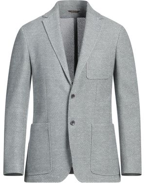 Canali Blazer Linen, Cotton - Grey