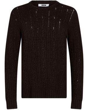 Grifoni Sweater Cotton, Polyamide - Black