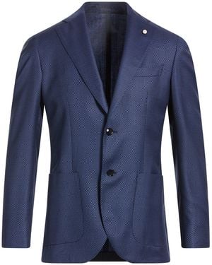 Luigi Bianchi Blazer Wool - Blue