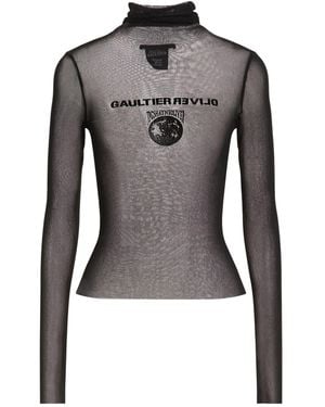 Jean Paul Gaultier X Shayne Oliver T-Shirt Polyamide - Black