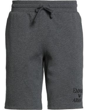 Emporio Armani Underwear Shorts & Bermuda Shorts Cotton, Polyester, Elastane - Gray