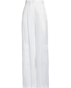 Kaos Pants Viscose, Linen - White