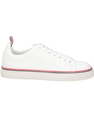 Thom Browne Trainers Calfskin - White